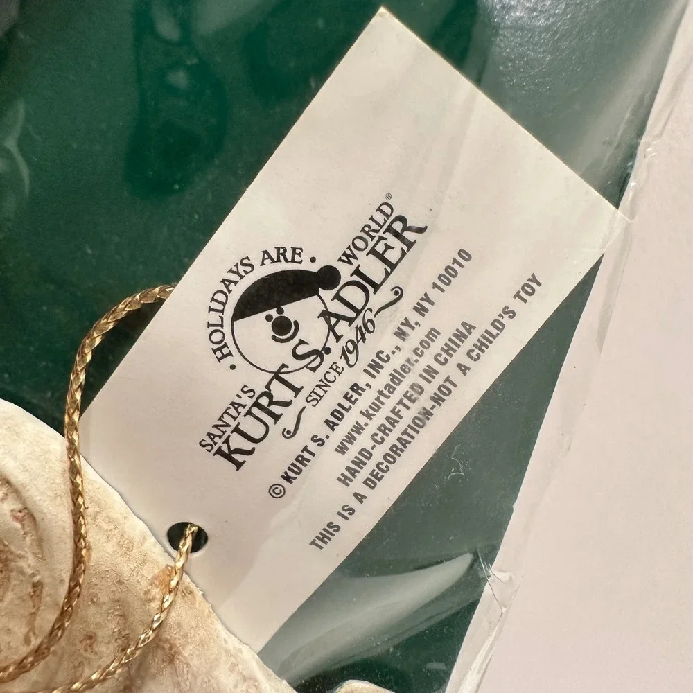 Kurt S Adler Mothers are Special Angels Bunny Ornament Kandys Heart and Home NEW